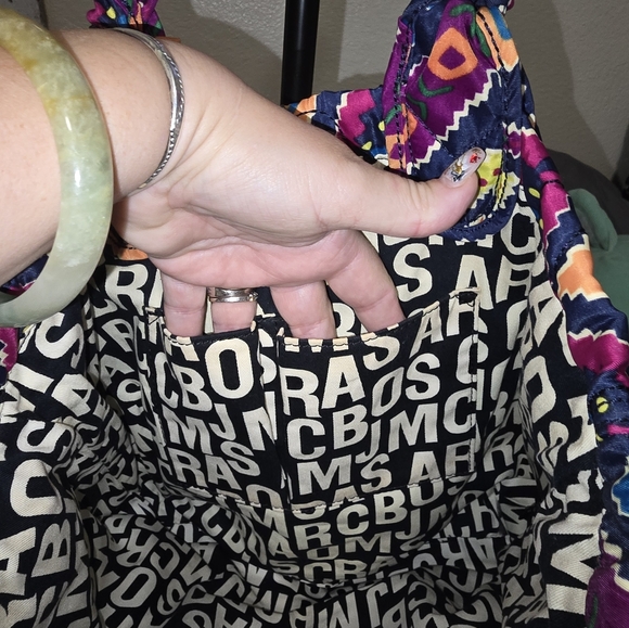 Marc By Marc Jacobs Quilted Pattern Tote Bag - Multicolor EUC - Picture 8 of 13